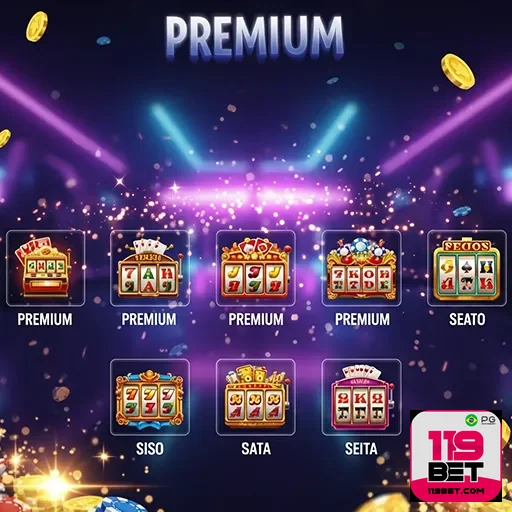 Imagem de jogos de azar no site 119bet, destaque para a variedade de opções de entretenimento online.