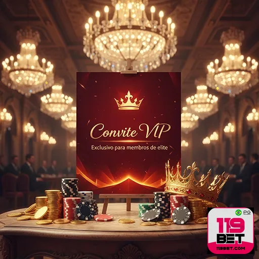 Imagem promocional do 119bet com destaque para o nível VIP 06, mostrando vantagens exclusivas no site 119bet.